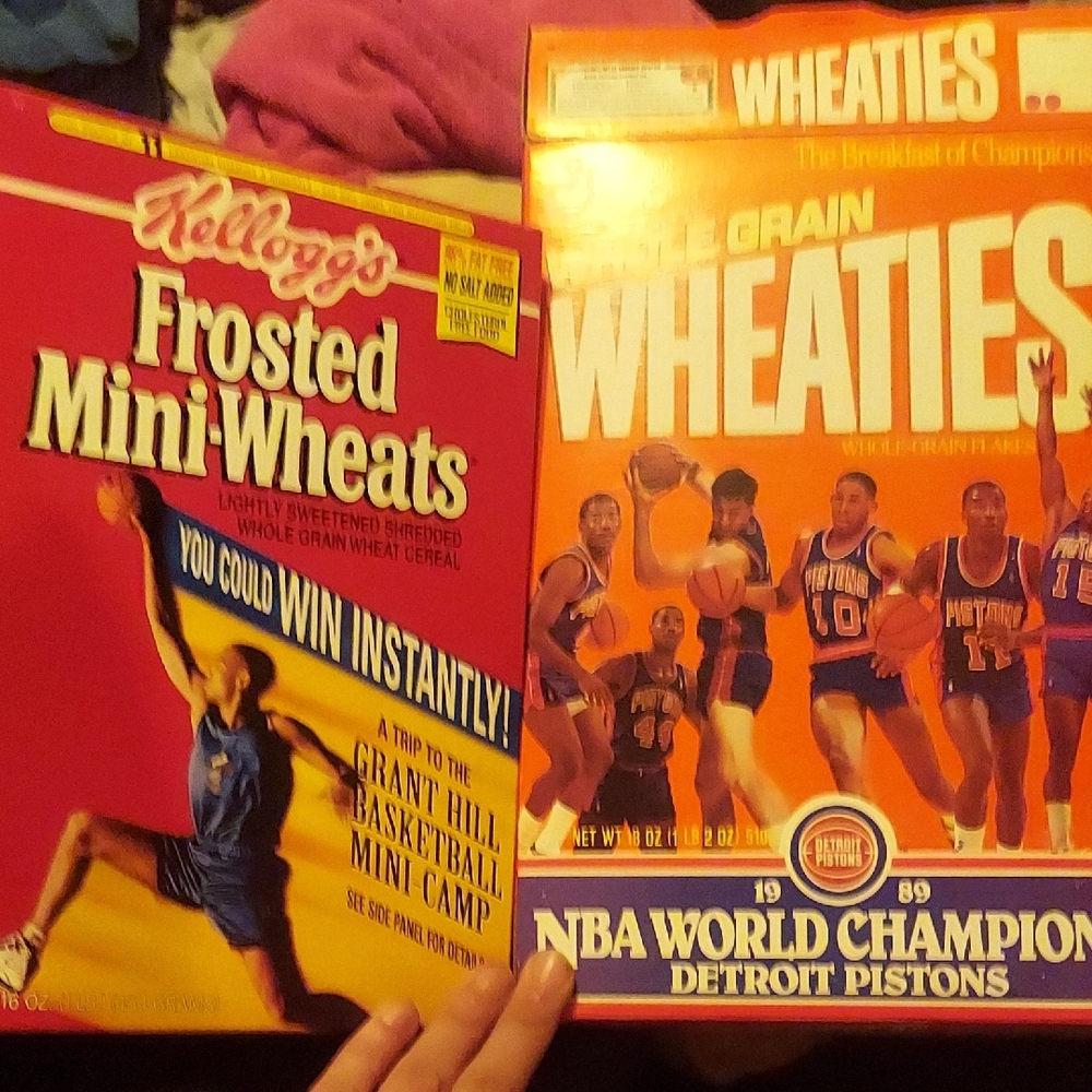 Retro Nba Detroit Pistons 80's 90's World Champ Cerel Boxes.
